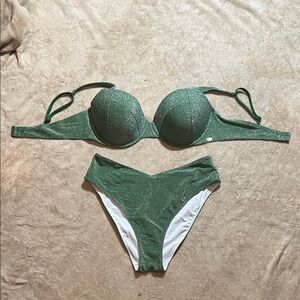 Victoria's Secret Sparkling Green Bikini